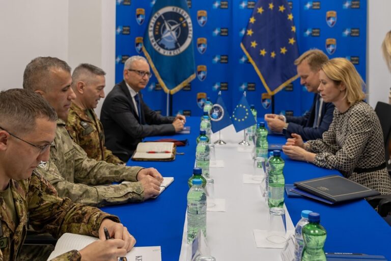 Gjeneral Barduani pret në vizitë Përfaqësuesëna e Lartë të BE-së Kaja Kallas