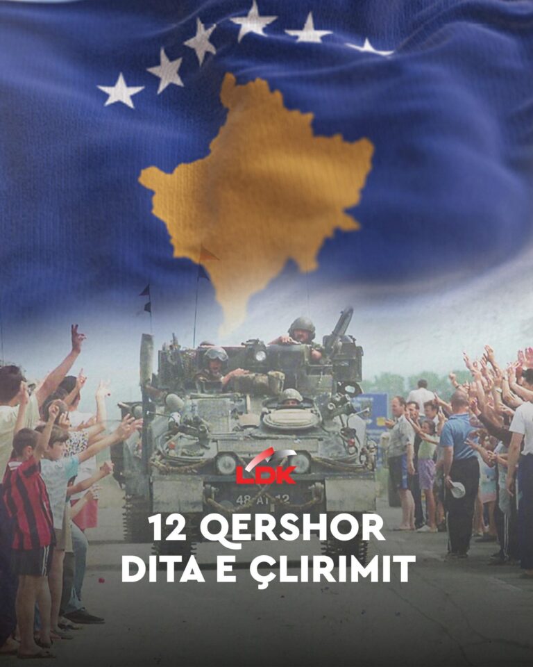 Kreu i LDK-së: Falë përkushtimit të popullit të Kosovës dhe ndihmës së miqve ndërkombëtarë, e drejta dhe liria triumfuan