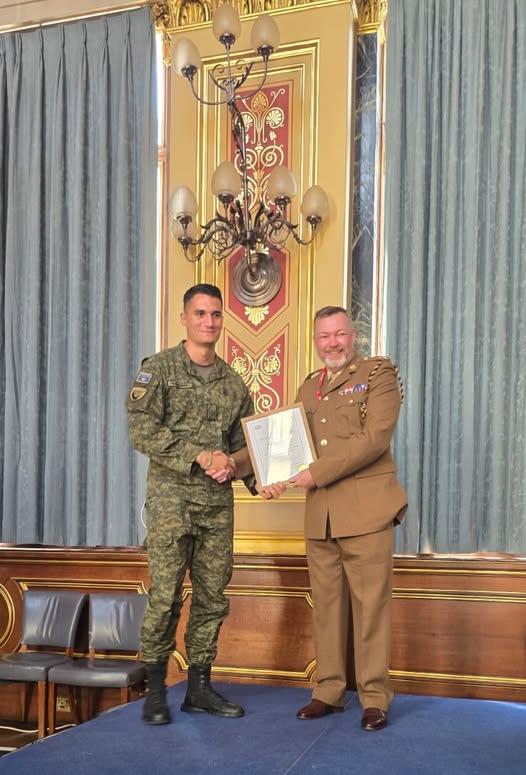 Nënoficeri i FSK-së, certifikohet në Mbretërinë e Bashkuar