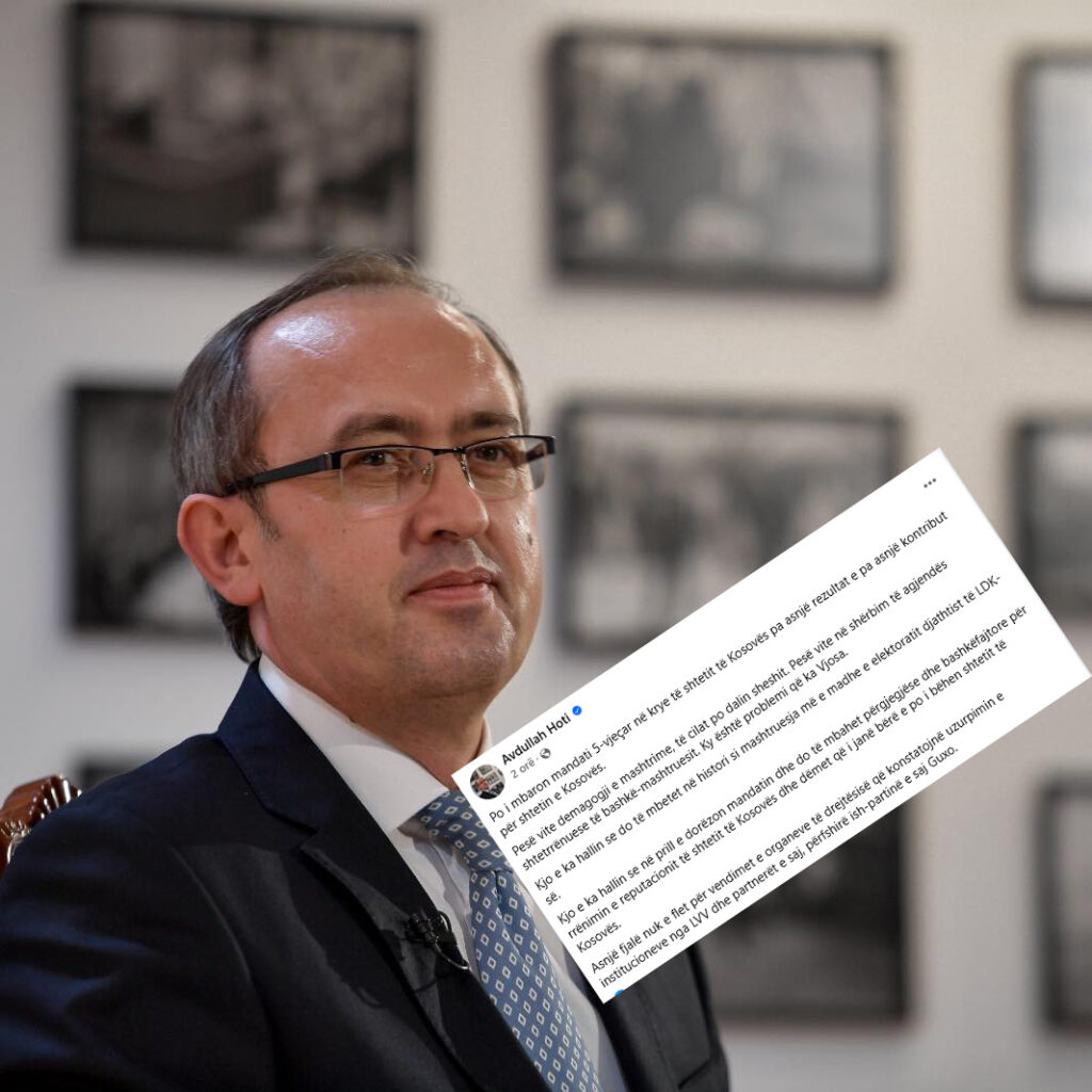 Hoti replikon Osmanin: Mashtruesja më e madhe e elektoratit djathtist të LDK-së