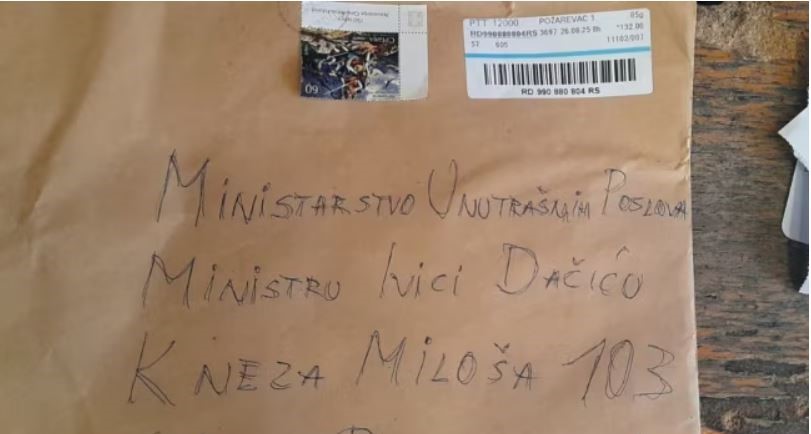 Ivica Daçiqit i shkon një zarf kërcënues