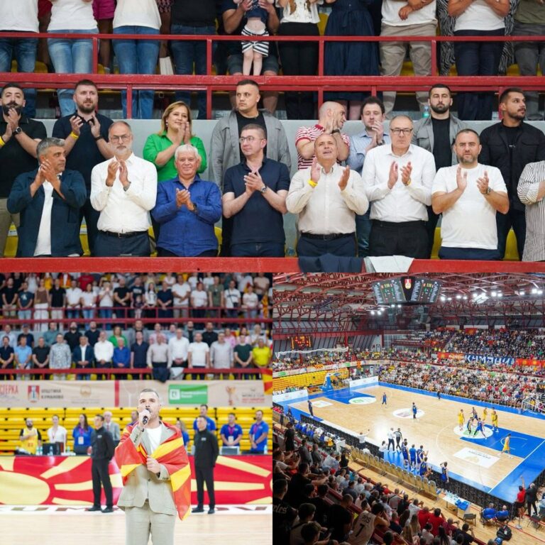 Skandal në Maqedoninë e Veriut: Kore anti-shqiptare gjatë ndeshjes së basketbollit