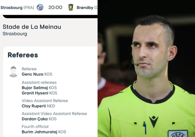 Për herë të parë një ekip gjyqtarësh nga Kosova do të drejtojë një ndeshje të fazës “play-off” në garat e UEFA-s  