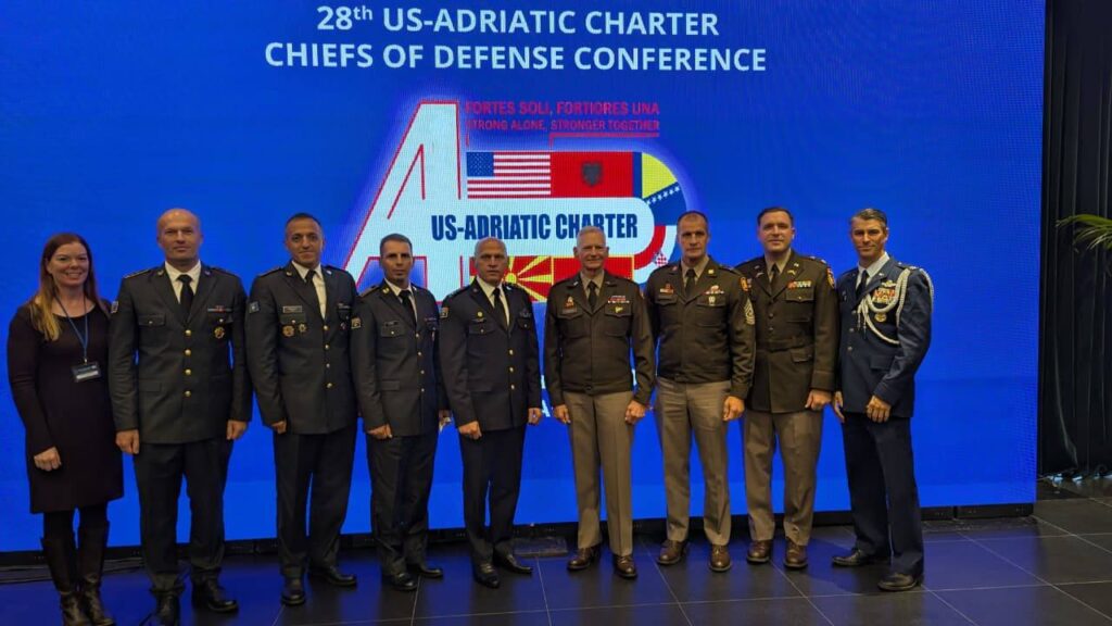 Komandanti i Forcës së Sigurisë së Kosovës, Gjenerallejtënant Bashkim Jashari mori pjesë në Konferencën e 28-të, të nismës SHBA-Karta e Adriatikut A5