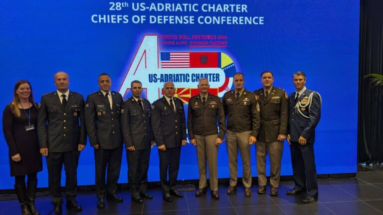 Komandanti i Forcës së Sigurisë së Kosovës, Gjenerallejtënant Bashkim Jashari mori pjesë në Konferencën e 28-të, të nismës SHBA-Karta e Adriatikut A5