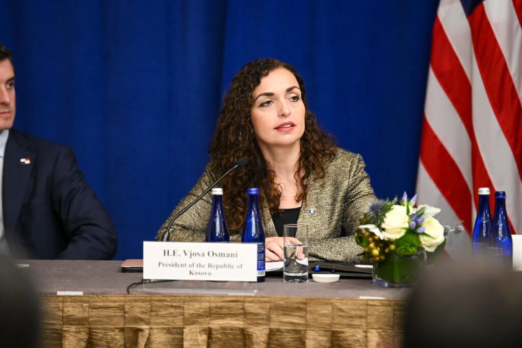 Presidentja Osmani merr pjesë në panel të organizuar nga Qeveria amerikane