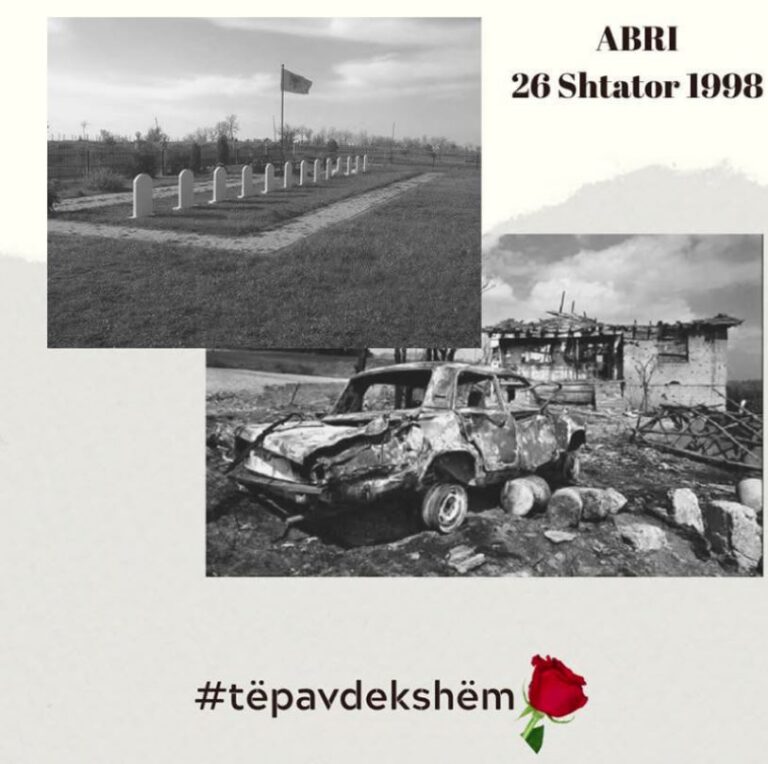 Haradinaj kujton Masakrën në Abri dhe luftëtarët Demakun, Xhemajlin e Hajdarin