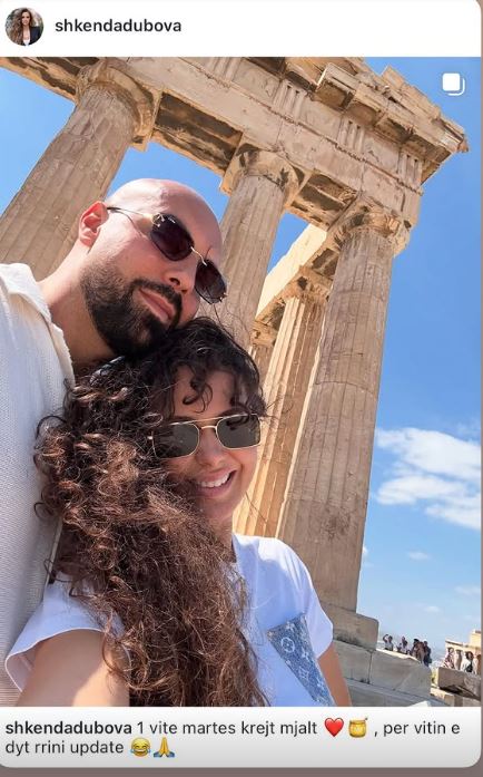  Një vit martesë, Shkenda Dubova ‘arratiset’ në mrekullitë e Akropolit
