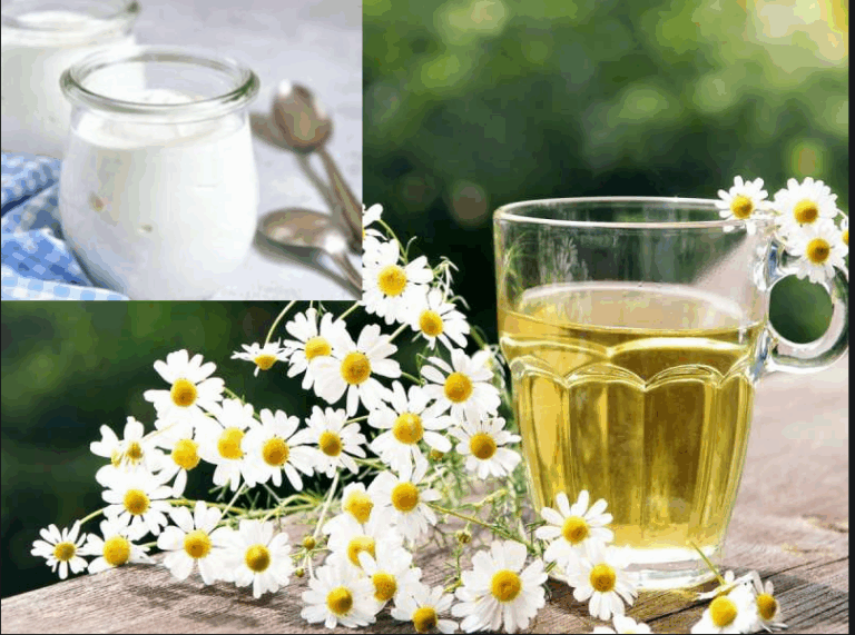 Maska me Kamomil dhe Kos për Shëndetin e Mirë të Flokëve