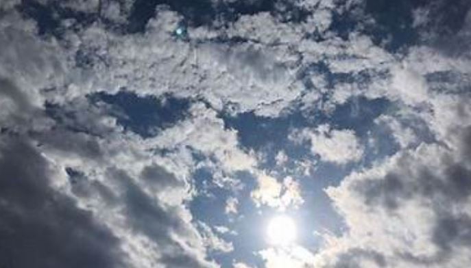 Mot me diell dhe vranësira të pjesshme