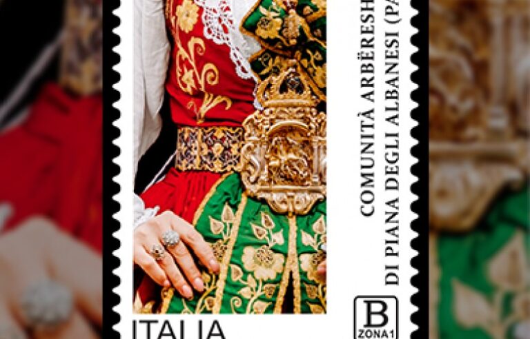 Italia emetoi një pullë postare kushtuar komunitetit të arbëreshëve.