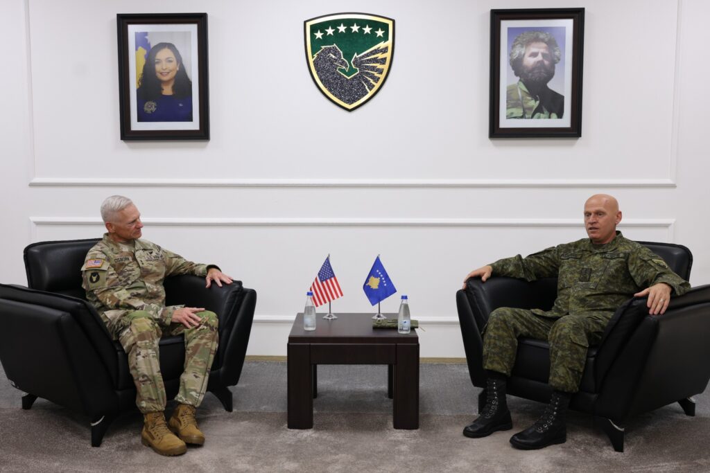 Komandanti i FSK-së ka pritur në vizitë zyrtare Agjutantin e Përgjithshëm të Gardës Kombëtare të Ajovës