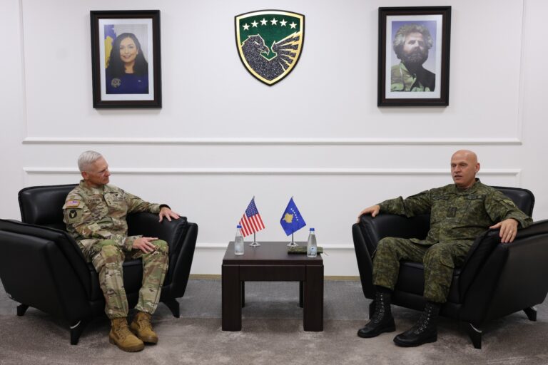 Komandanti i FSK-së ka pritur në vizitë zyrtare Agjutantin e Përgjithshëm të Gardës Kombëtare të Ajovës