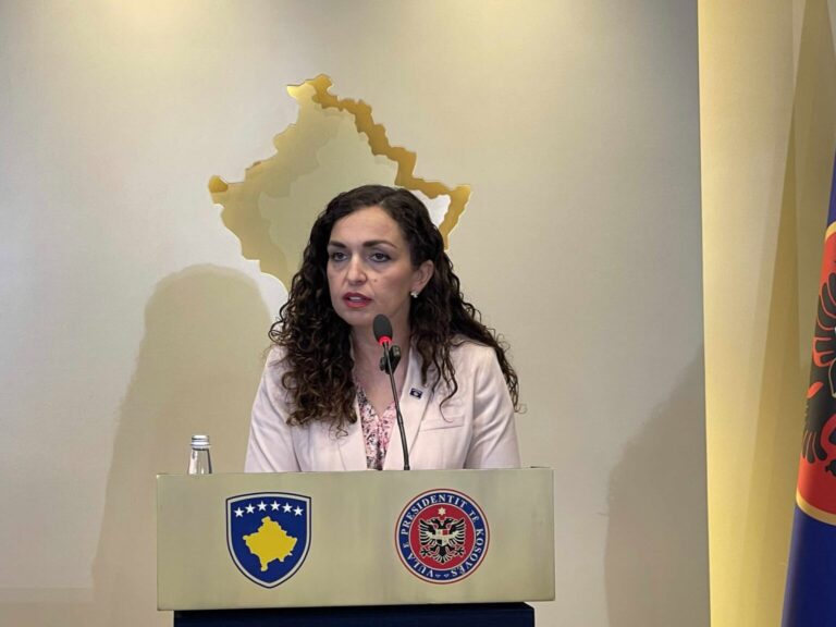 Presidentja Osmani ka mbajtur konferencë për media