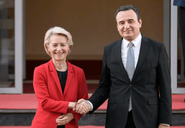 Ursula von der Leyen takon Kurtin në Kuvend
