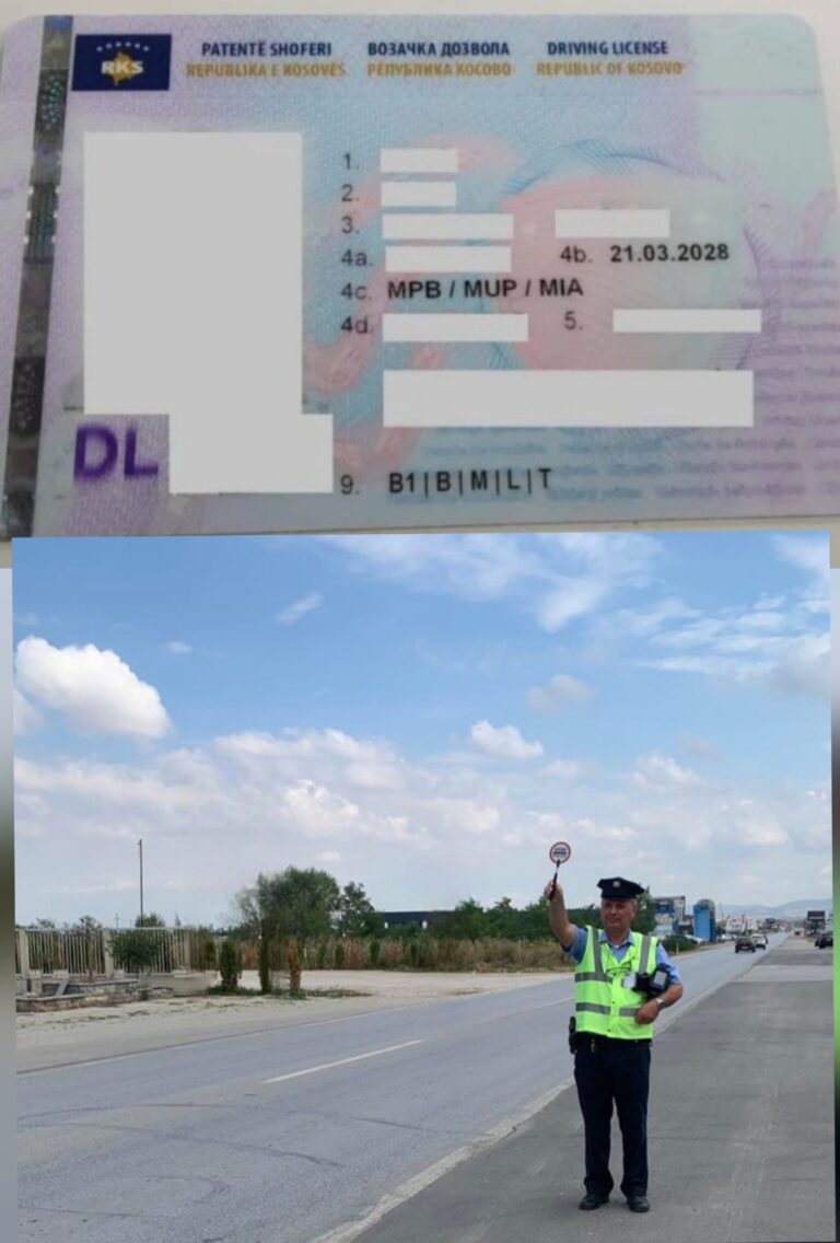 Dy shoferëve në Ferizaj u pezullohet patentë shoferi për 12 muaj