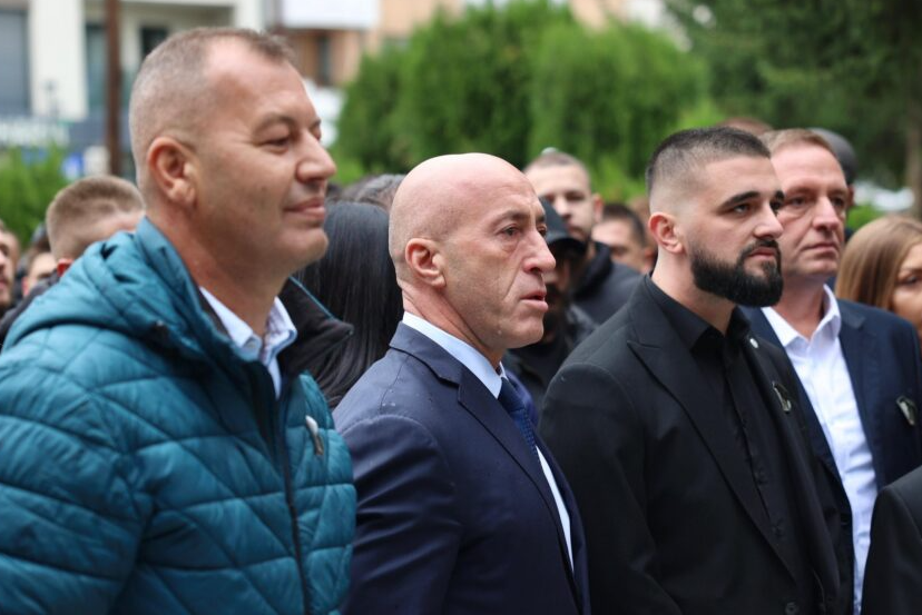 Haradinaj në përurimin e bustit të Yll Morinës