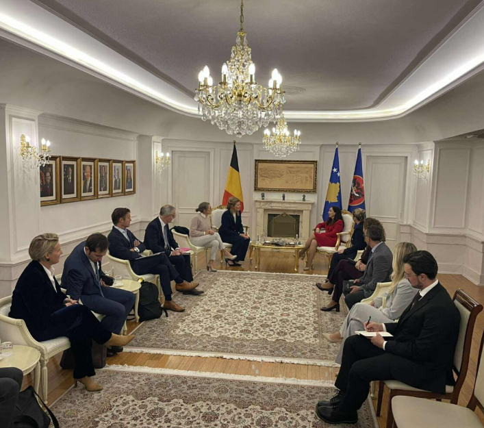 Presidentja Osmani pret në takim ministren e Drejtësisë së Belgjikës