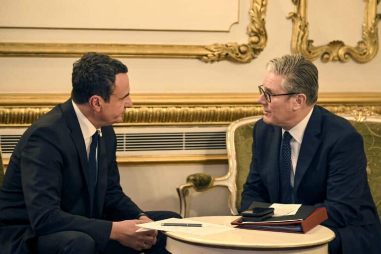 Kryeministri Kurti u takua me Kryeministrin e Mbretërisë së Bashkuar, Keir Starmer