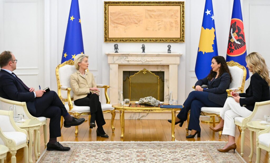 Presidentja Osmani priti në takim Presidenten e Komisionit Evropian, Ursula von der Leyen