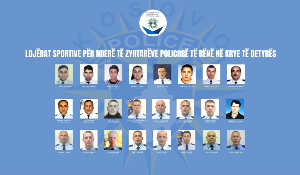 Sindikata e Policisë organizon aktivitete sportive për nderim të zyrtarëve të rënë në detyrë