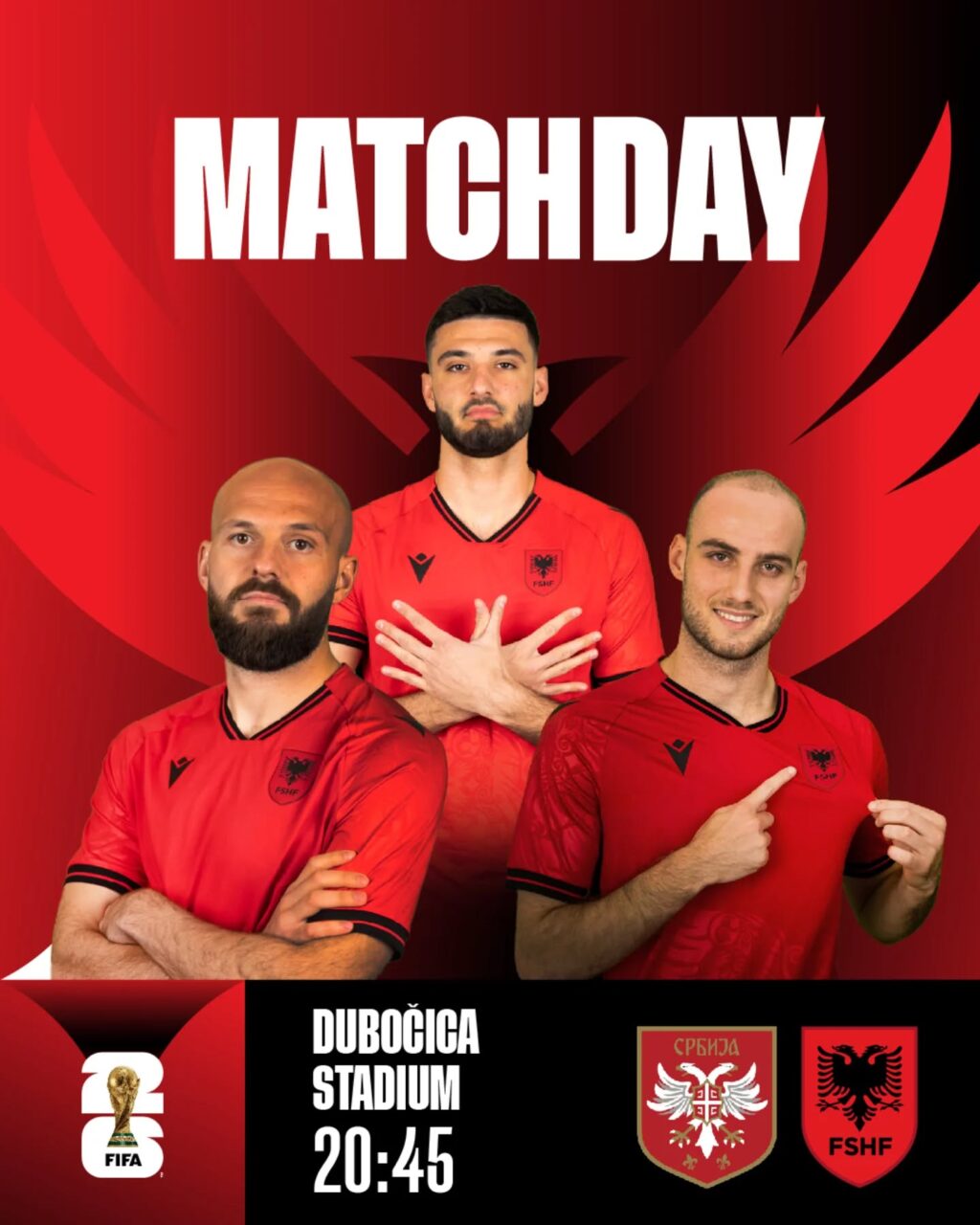 Sonte ndeshja Serbi – Shqipëri