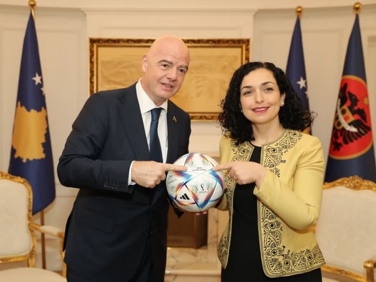 Presidentja Osmani do ta dekorojë Gianni Infantinon