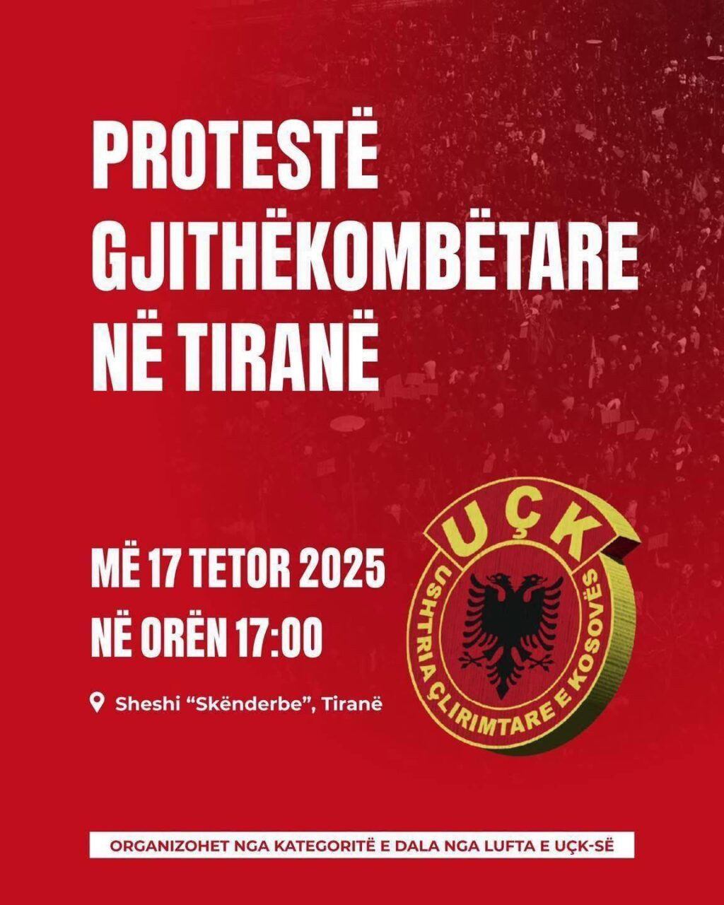 Lladrovci mbështetë protestën e 17 tetorit