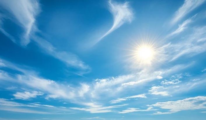 Mot me diell dhe me vranësira të pakta