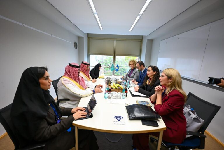 Presidentja Osmani takoi Ministrin e Ekonomisë dhe Planifikimit të Arabisë Saudite