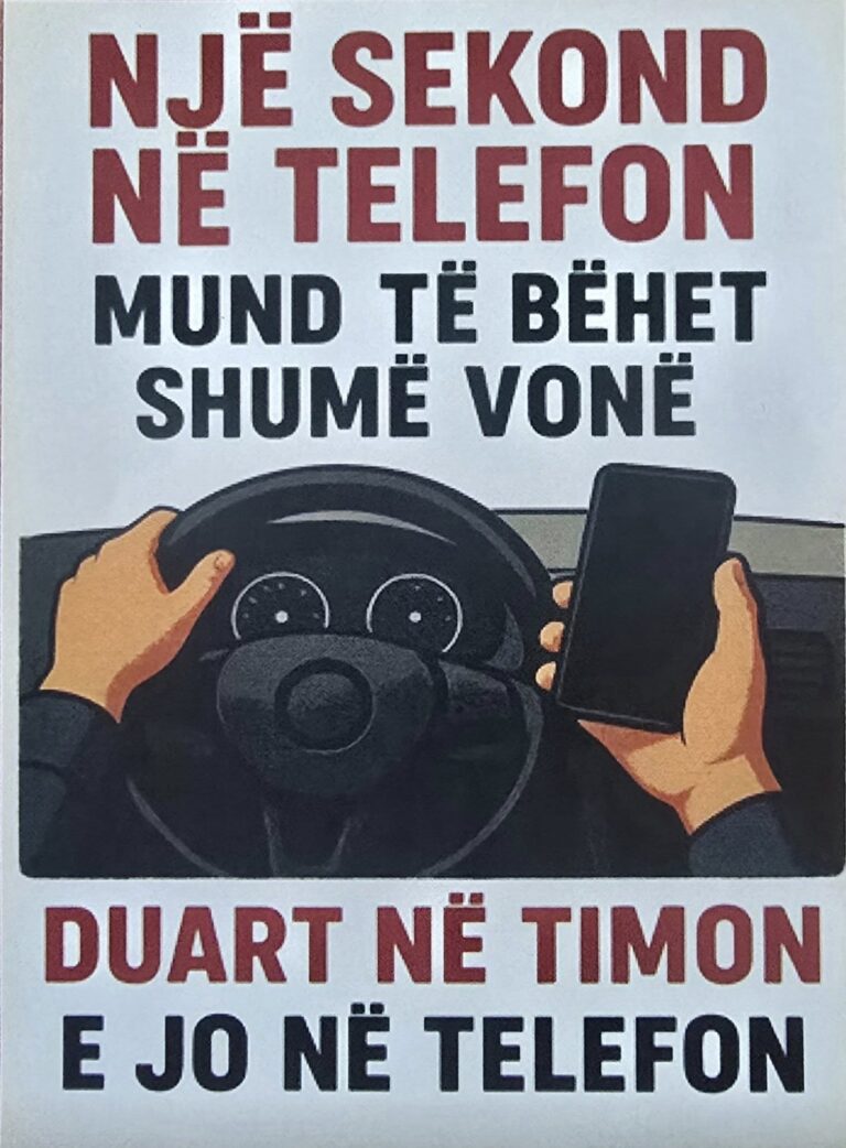 Tridhjetë gjoba për përdorim të telefonit gjatë ngasjes në rajonin e Ferizajt