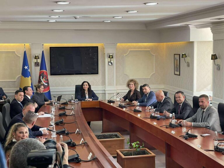 Presidentja pret në takim liderët e partive politike