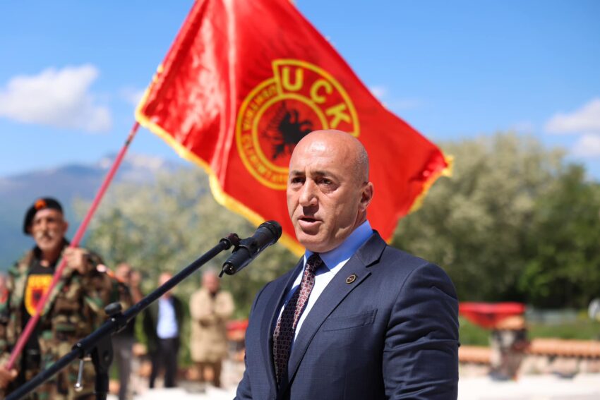 Haradinaj në mbështetje të protestës së OVL-UÇK-së