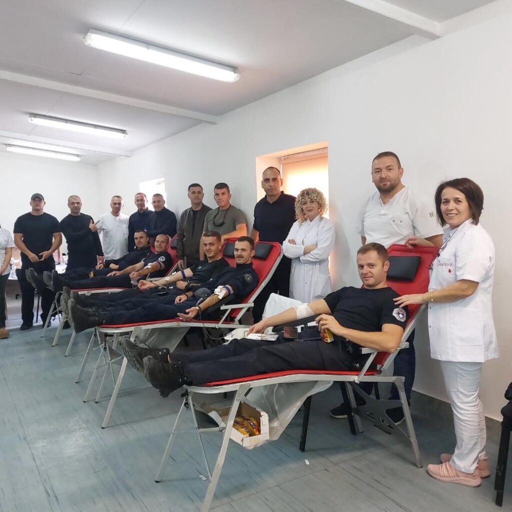 Policia e Kosovës nis aksionet e dhurimit vullnetar të gjakut