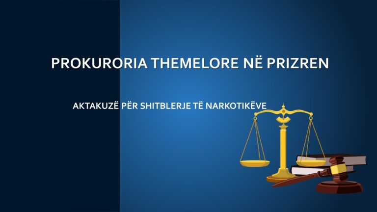 Aktakuzë për shitblerje të narkotikëve