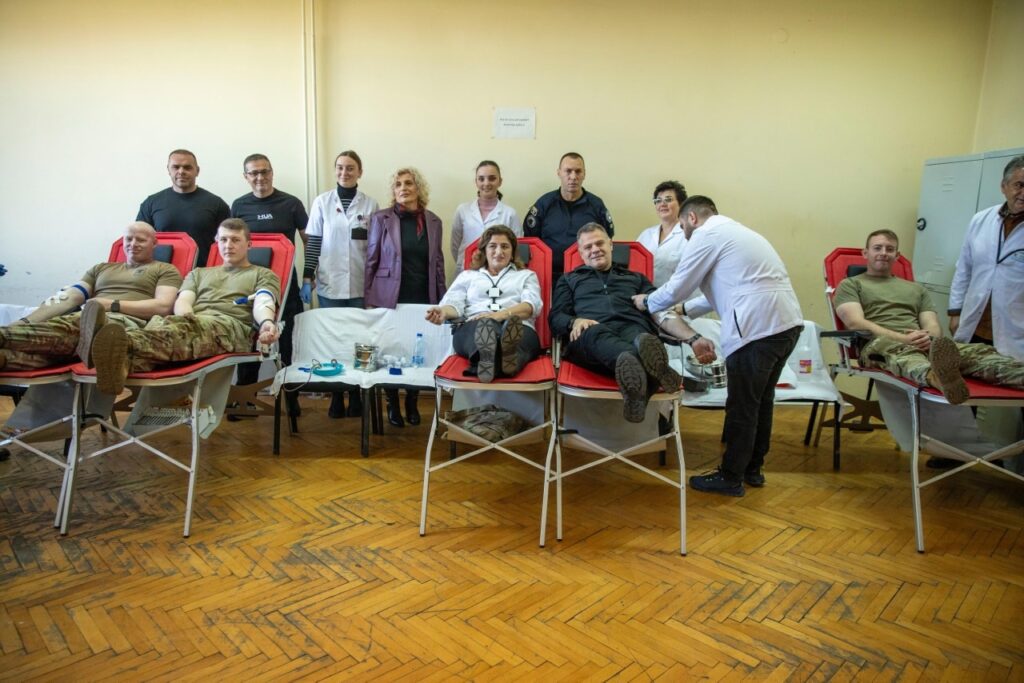 FSK-ja së bashku me Policinë e Kosovës morën pjesë në fushatën e dhurimit të gakut