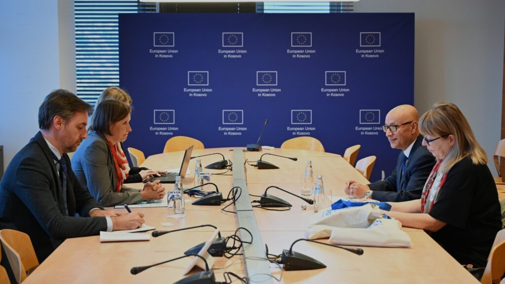 Ambasadorja në detyrë e BE-së në Kosovë takon Shefin e Misionit të UNHCR-së në Kosovë