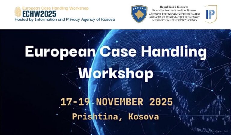 Filluan punimet e ECHW 2025 – Punëtoria Evropiane për Shqyrtimin e Rasteve në Fushën e Mbrojtjes së të Dhënave Personale