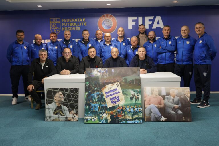 Liga e Veteranëve viziton Federatën e Futbollit të Kosovës