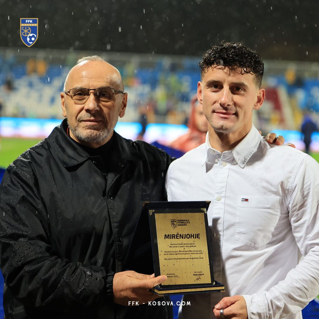 Herolind Shala nderohet me mirënjohjen e karrierës ⭐