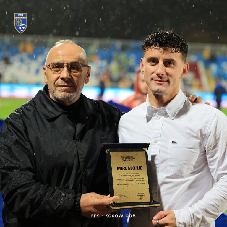 Herolind Shala nderohet me mirënjohjen e karrierës ⭐