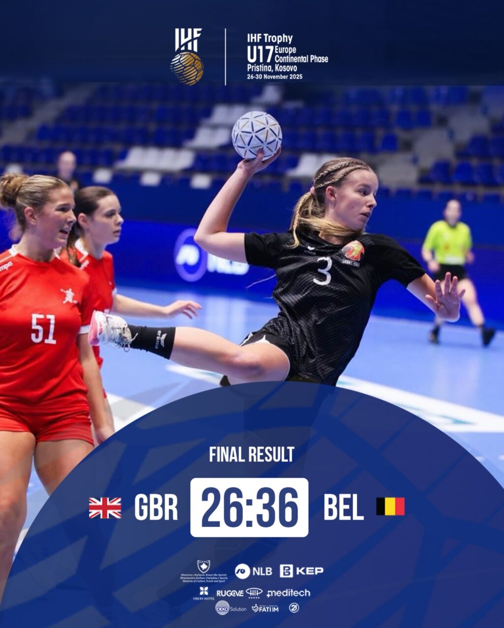 Belgjika e fiton me dhjetë gola dallim