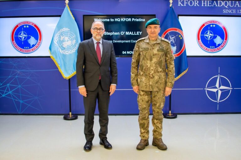 Gjeneralmajor Ulutaş takon Koordinatorin e Kombeve të Bashkuara për Zhvillim në Kosovë