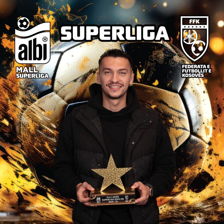 Hyseni shpallet “Ylli” i xhiros së 14-të të Superligës