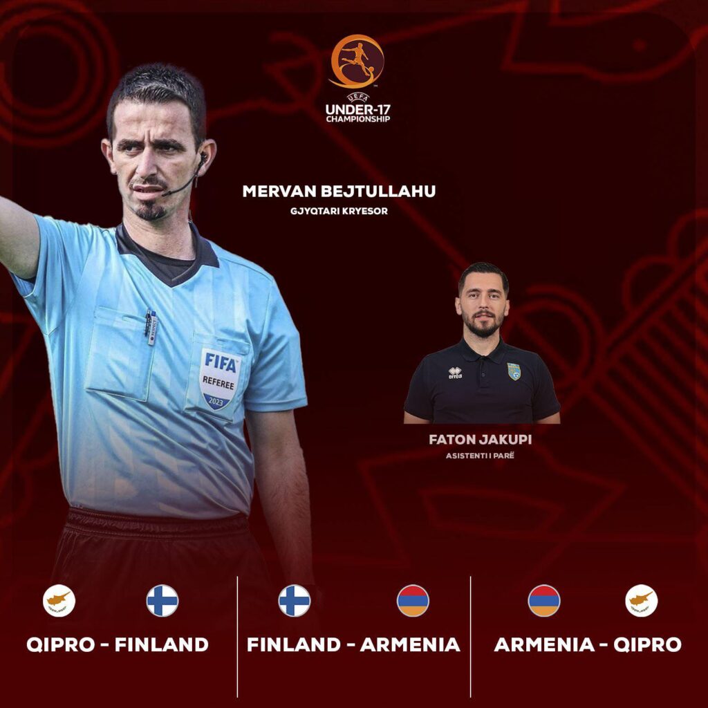 Bejtullahu dhe Jakupi do të referojnë në kualifikueset e Europianit U17