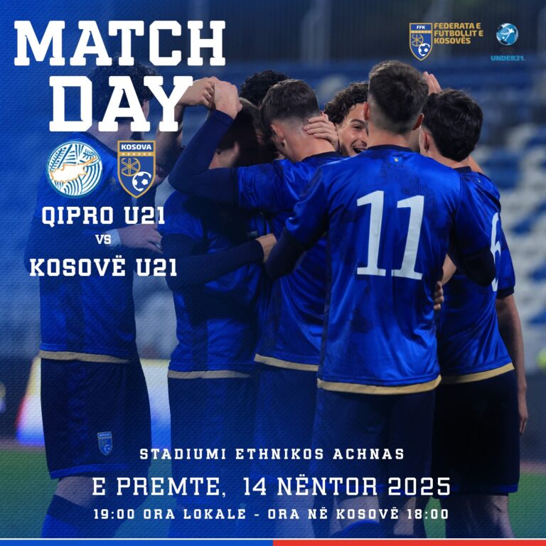 Dardanët U21 ndeshen me Qipron U21 në kualifikueset e EURO U21