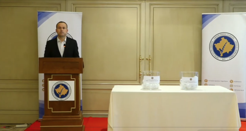 Renditja e subjekteve politike në fletëvotimin për zgjedhjet e 28-dhjetorit