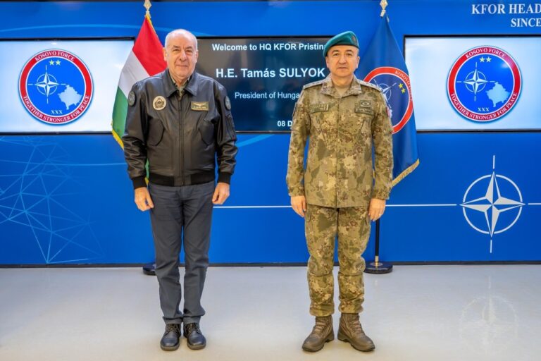 Komandanti Ulutaşh u takua me presidentin e Hungarisë Tamas Sulyok