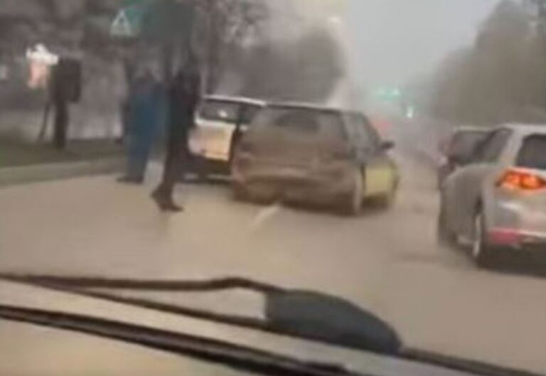 Aksident në lagjen Aktash të Prishtinës, një person i lënduar