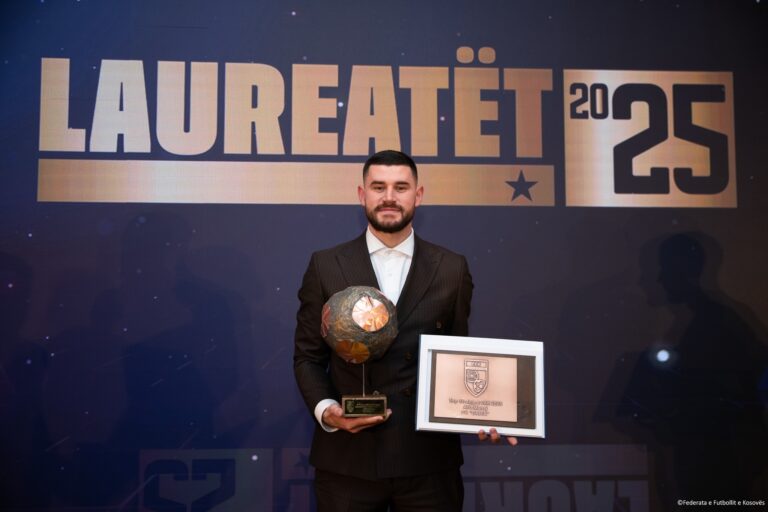Federata e Futbollit e Kosovës shpall Arb Manajn si Futbollistin e Vitit
